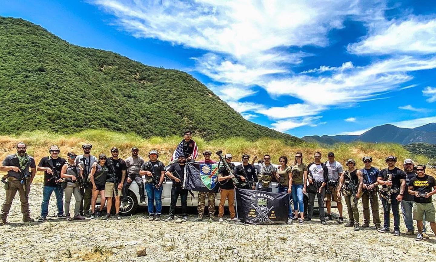 A Community of Veterans meeting in the mountains. 